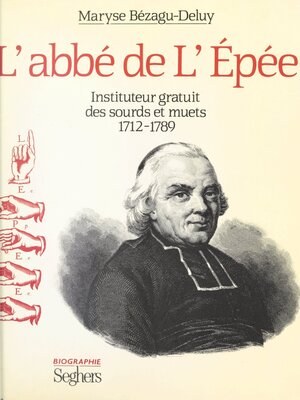 cover image of L'abbé de l'Épée